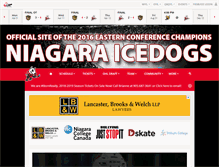 Tablet Screenshot of niagaraicedogs.net